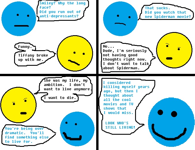 MINIMALIST COMICS: If you can’t live for something you’ll die for nothing.